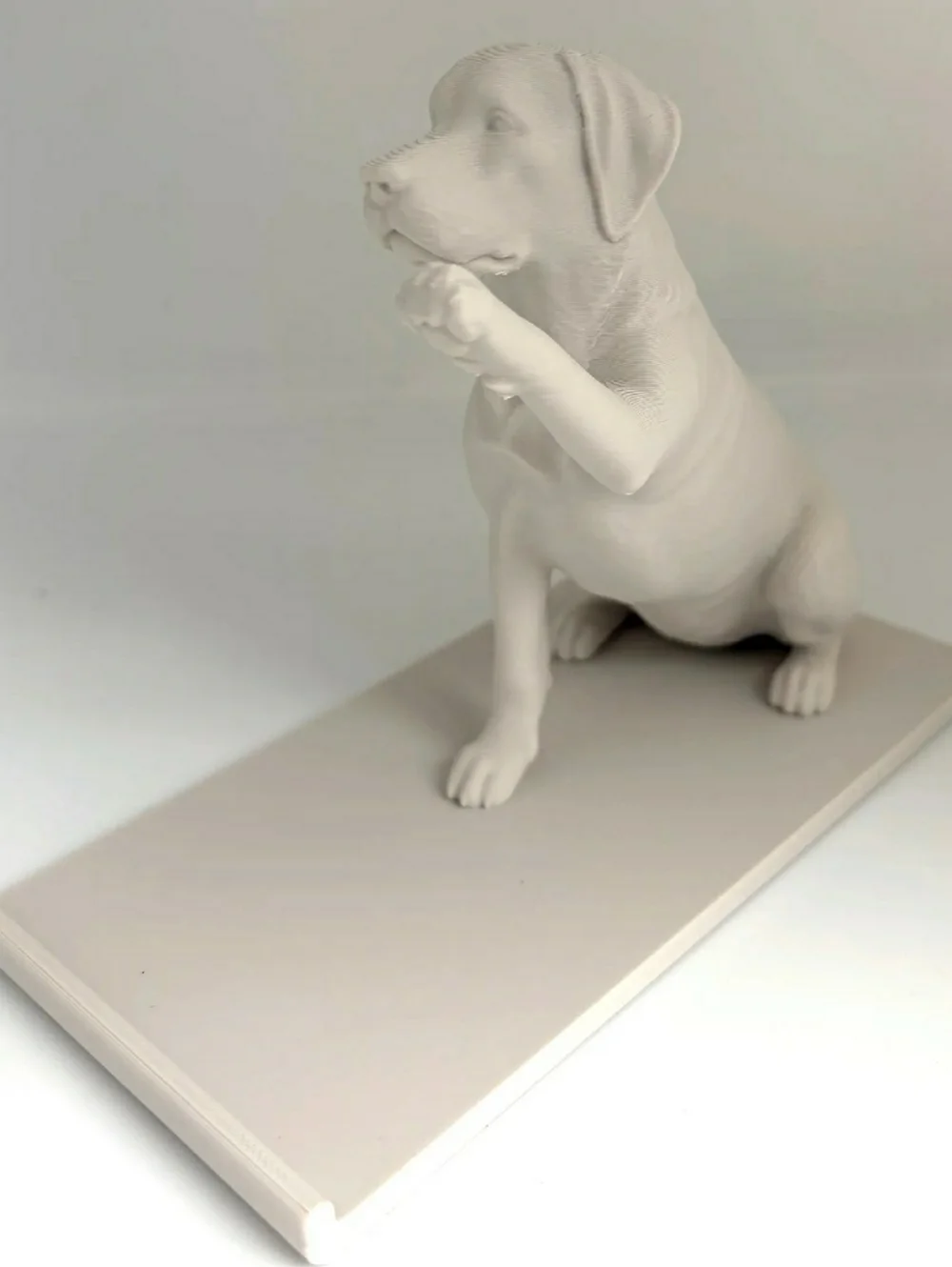 Hand Crafted Labrador Retriever Raised Paw Phone Holder - Picture 2 of 3